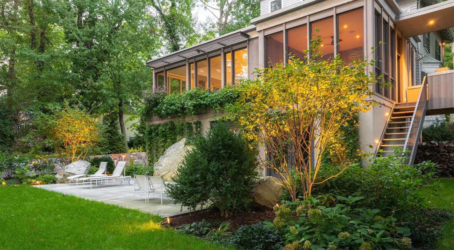 Abbott Road project — patio, walls & plantings in Wellesley, MA (7)