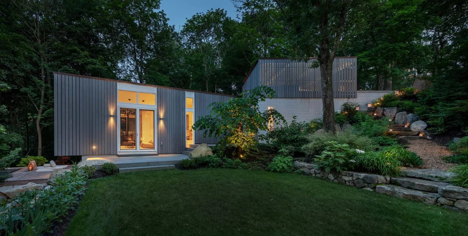 Moon Hill project — modern landscape & pool in Lexington, MA (2)