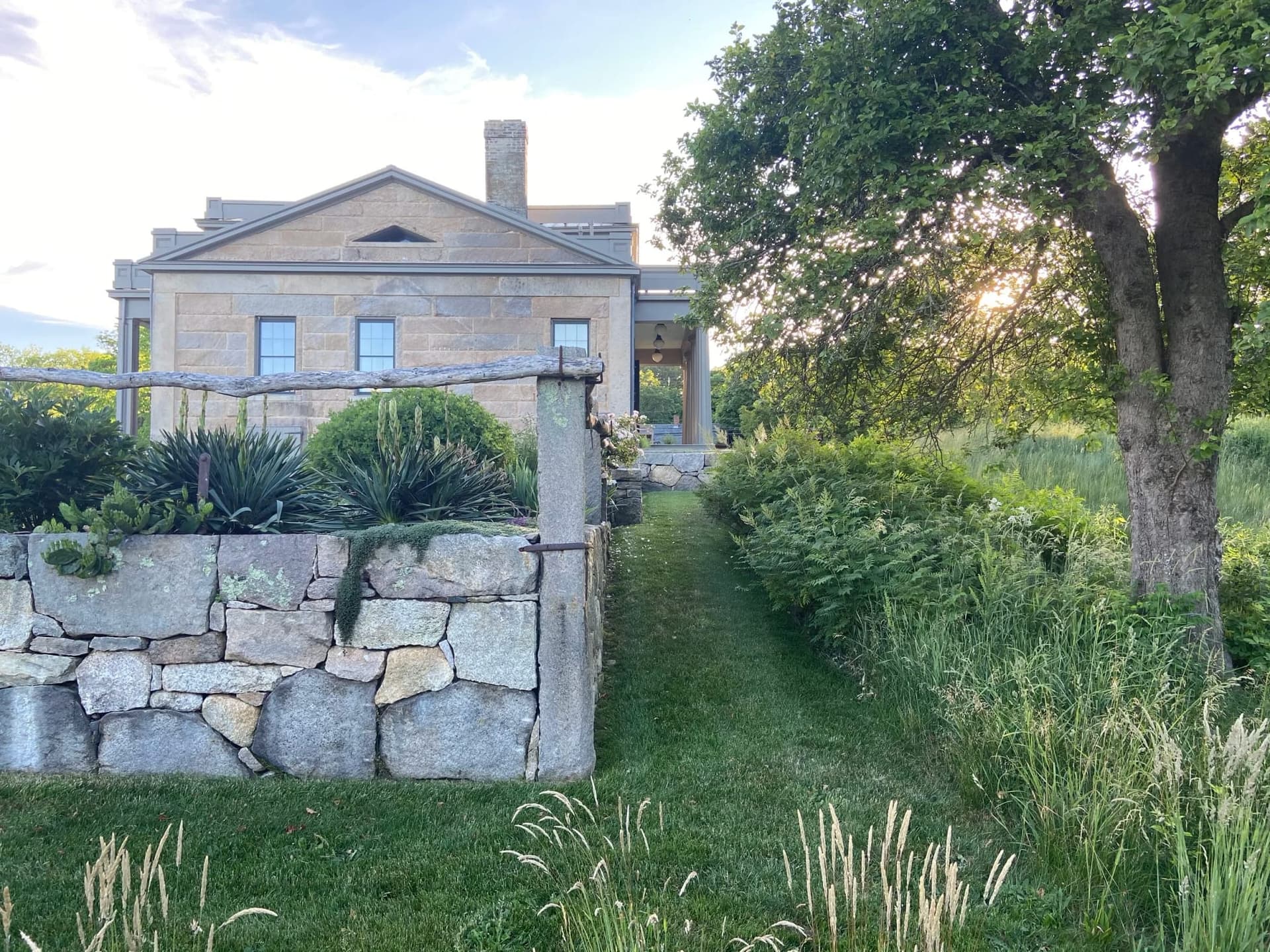 Stone House project — stone walls, patio & gardens in Westport, MA (3)