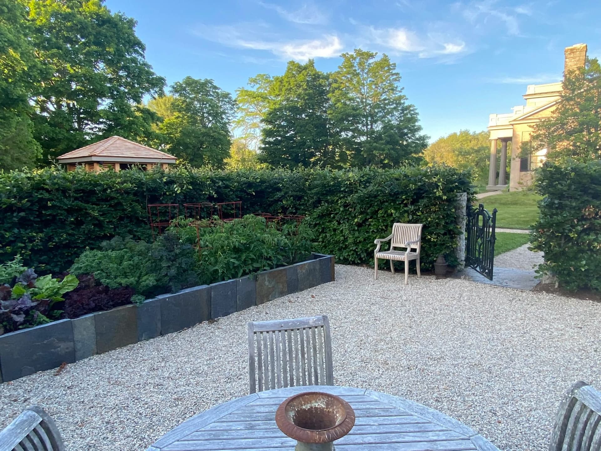 Stone House project — stone walls, patio & gardens in Westport, MA (4)