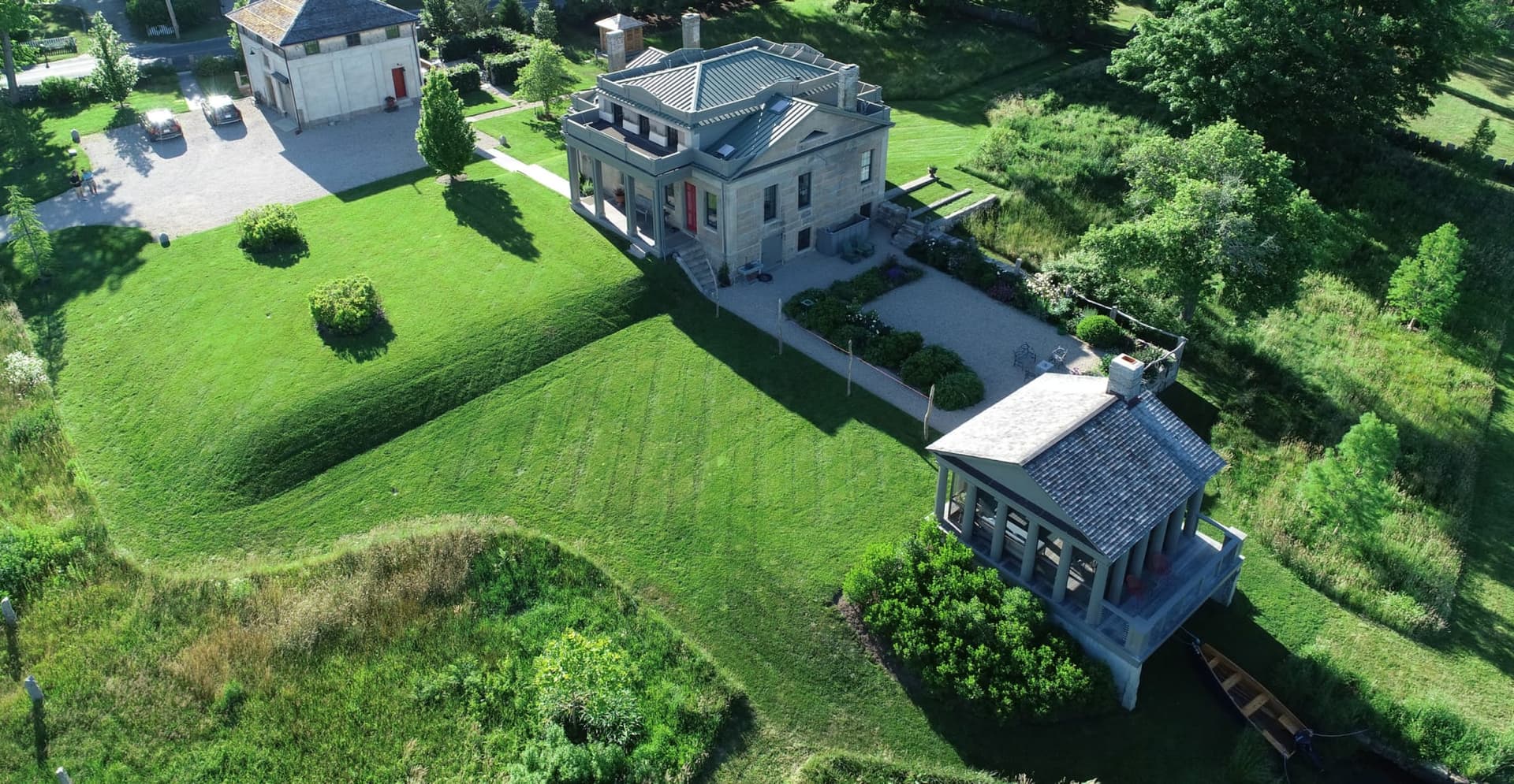 Stone House project — stone walls, patio & gardens in Westport, MA (8)
