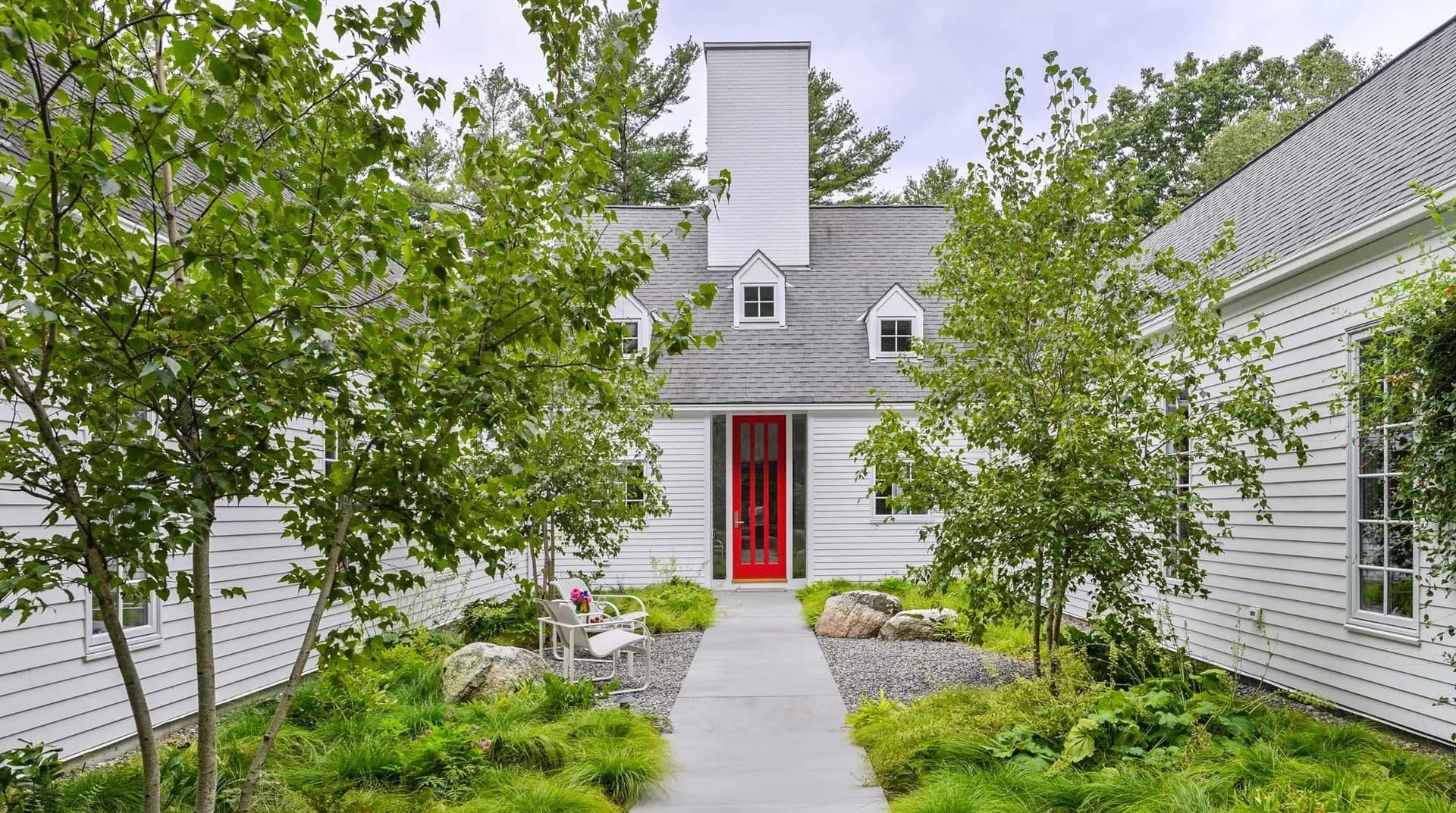 Weston project — walkway & landscape in Weston, MA (2)