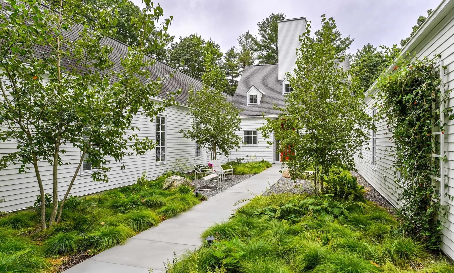 Weston project — walkway & landscape in Weston, MA (7)