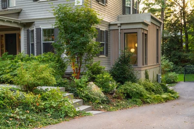 Planting beds and stone in Wellesley, MA
